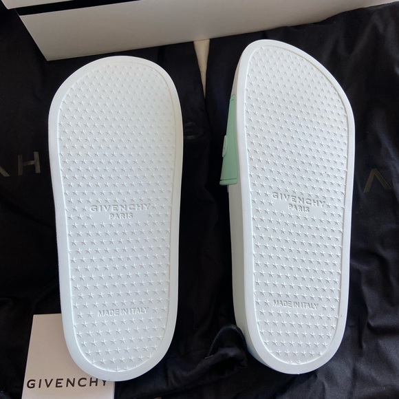 Givenchy slides White/Aqua size 36 - Picture 2 of 4